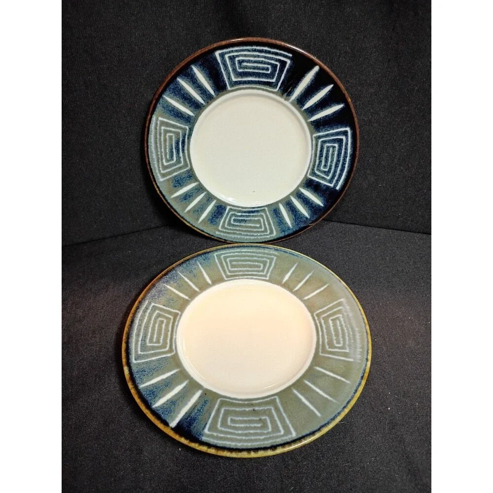 Mikasa Firesong HP300 6 Pc Plate Set Service for 2 Dinner Salad Bread Japan